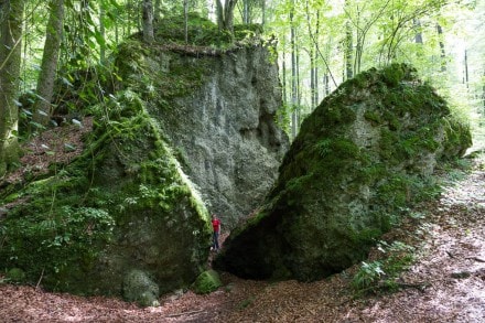 Unterallgäu: Geotop Nr. 43 - Teufelsküche - nach Ronsberg zur Mühle Liebenthann (Obergünzburg)