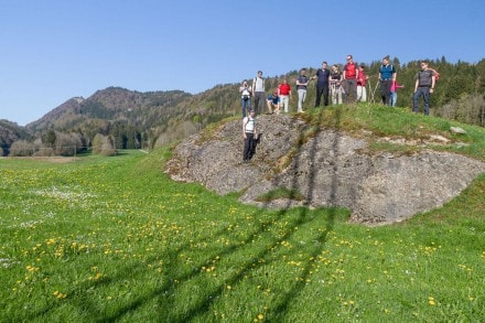 Oberallgäu: Der Falkenstein und der 18.000 Jahre alte Gletscherschliff (Immenstadt)