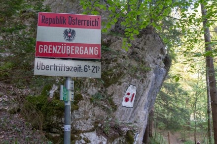 Oberallgäu: Landesgrenze Österreich / Deutschland (Füssen)