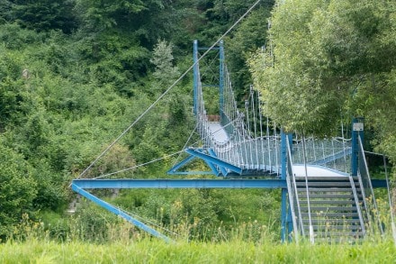 Oberallgäu: Hängebrücke über die Iller bei Altusried (Altusried)