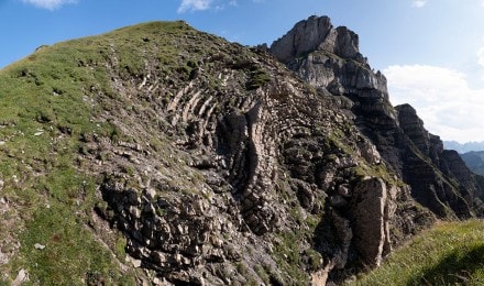 Kleinwalser Tal: Geologische Steinschichten (Rietzlern)