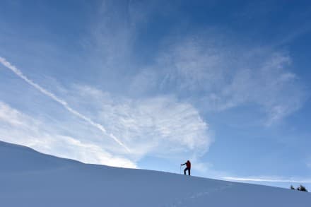 Oberallgäu: Schneeschuhtour vom Rohrmoostal aus auf den Piesenkopf (Rohrmoostal)