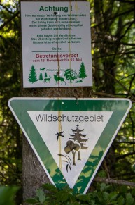 Info: Wildschutzgebiet