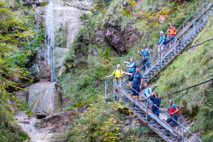 Ostallgäu: Tobelweg und Wasserfall (Nesselwang)