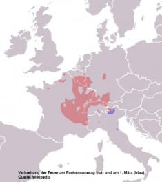Info: Funkenfeuer in Europa