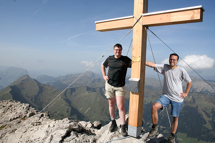 Rundtour von Baad aus und auf den Großen Widderstein<br />(Baad - Kleinwalser Tal / 2006)