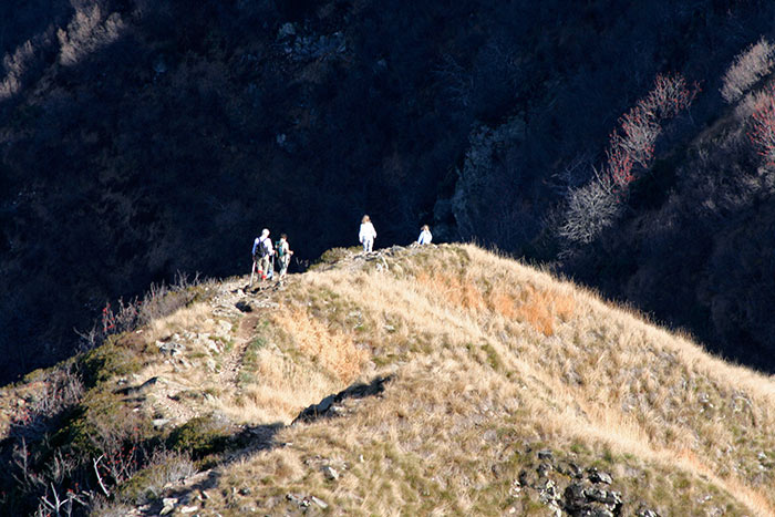 Aufstieg auf den Monte Tamaro nahe des Lago Maggiore (Ascona - Lago Maggiore- - Kanton Tessin / 2006)