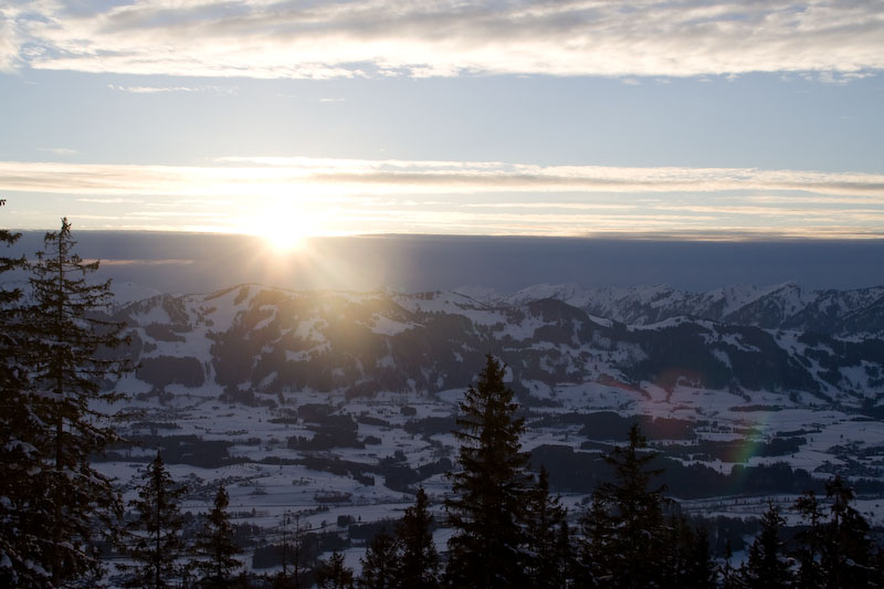 Vom Berghotel Sonnenklause bei Sonthofen auf den Sonnenkopf (Oberstdorf - Oberallgäu / 2008)