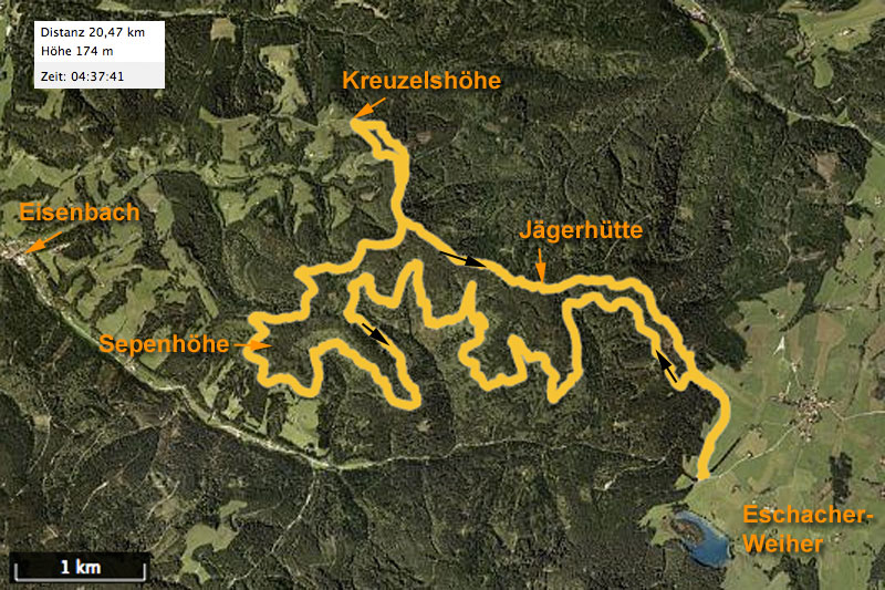 Wanderkarte