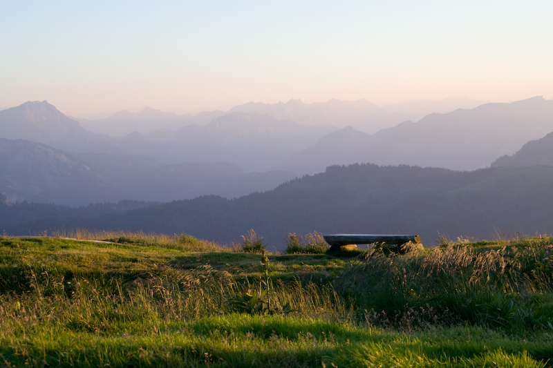 Über das Sonderdorfer Kreuz auf das Riedberger Horn (Bolsterlang - Oberallgäu / 2008)