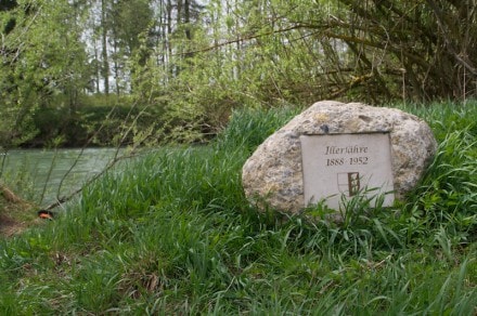 Oberallgäu: Illerfähre (1888-1952) am Illerparadies bei Lauben (Dietmannsried)