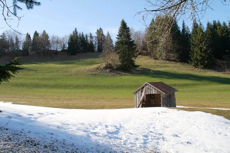 Von Rottach aus zur Ruine Vorderburg auf den Falkenstein (Rottachberg - Oberallgäu / 2011)