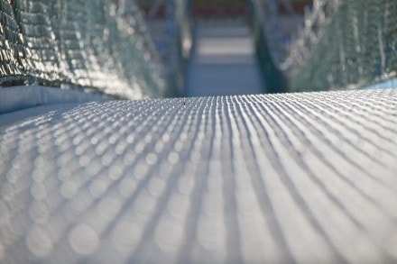 Oberallgäu: Hängebrücke über die Iller zwischen Pfosen und Fischers (Altursried)