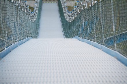 Oberallgu: Hngebrcke ber die Iller zwischen Pfosen und Fischers (Altursried)