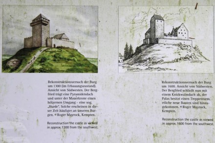 Oberallgu: Burgruine Wolkenberg (Betzigau)