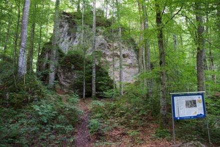 Oberallgäu: Von Ronsberg aus zum Geotop Nr. 43 - Die Teufelsküche (Obergünzburg)