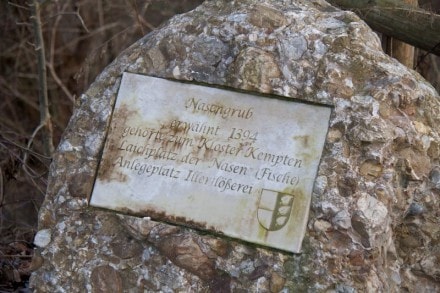 Oberallgu: Nasengrub (1394) Kloster Kempten, Anlegeplatz Illerflerei (Kempten)
