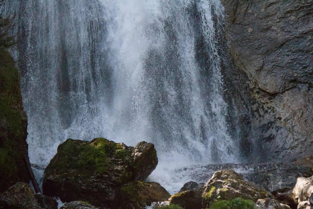 Kenzenwasserfall<br />(Halblech -Ammergauer Berge- - Ostallgäu / 2013)