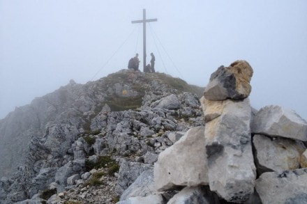 Tannheimer Tal: Von der Nesselwngler Scharte aus auf die Kllenspitze (Kellenspitze) (Nesselwngle)