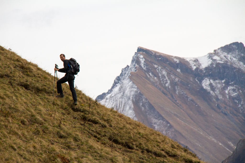 Auf die Unspitze, Güntlesspitze, Üntschenspitze und über den Gratweg zur Hintere Üntschenspitze<br />(Baad - Kleinwalser Tal / 2013)