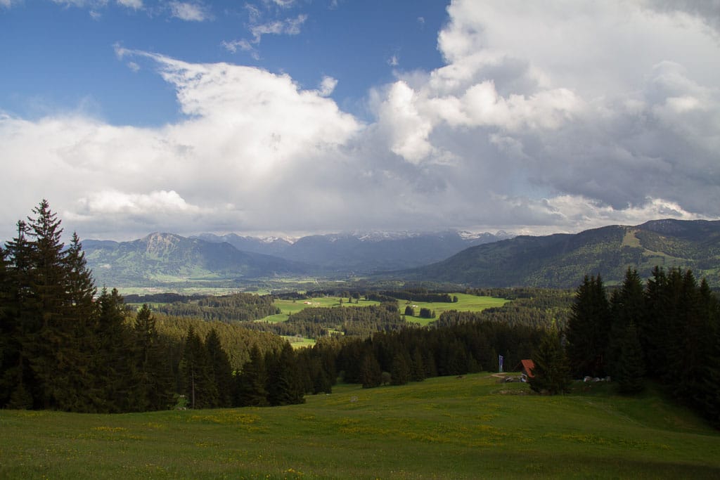 Auf den Hauchenberg vom Bergbauernmuseum Diepolz aus<br />(Immenstadt - Oberallgäu / 2014)