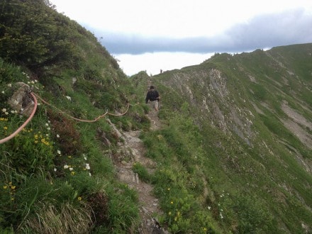 Kleinwalser Tal: Gratweg vom Grünhorn über das Starzeljoch zum Hochstarzel zum Derrenjoch (Rietzlern)