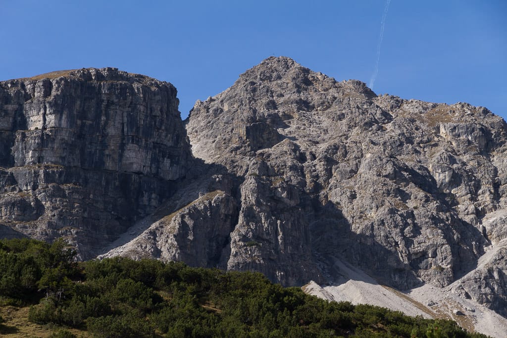 Vom Krottental auf die Leilach, Lachenspitze und Steinkarspitze<br />(Nesselwängle - Tannheimer Tal / 2014)