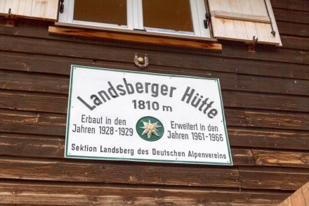 Tannheimer Tal: Landsberger Hütte (Nesselwängle)