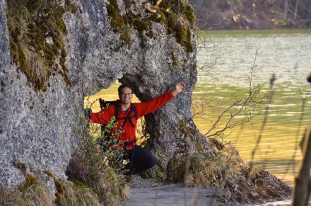 Ostallgäu: Felsentor am Weissensee (Füssen)