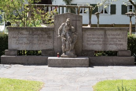 Oberallgu: Errinnerung an die Kriege (1870-71), (1914-18) und (1939-45) (Oberstaufen)
