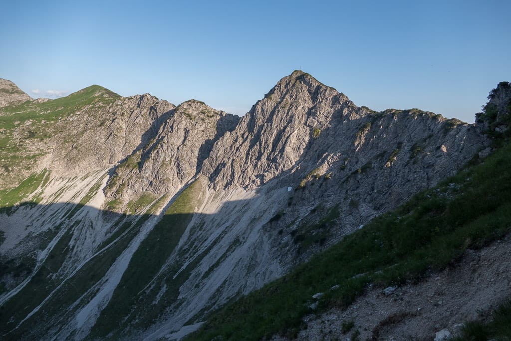 Das Rubihorn und Gaisalphorn über den Gaistobel<br />(Sonthofen - Oberallgäu / 2015)
