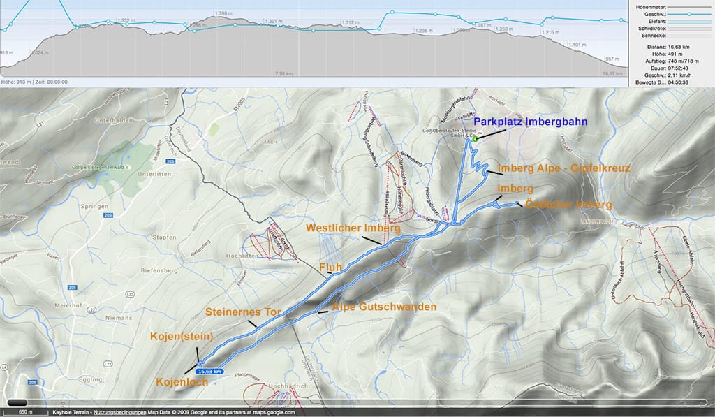 Wanderkarte