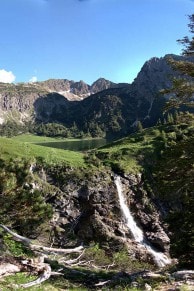 Oberallgäu: Unterer Gaisalpsee Wasserfall (Obersdorf)