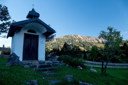 Oberallgäu: Kapelle -Untere Schwande- erbaut 1857 (Oberjoch)