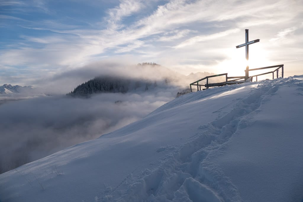 Über die Weltcuphütte auf das Ofterschwanger Horn<br />(Sonthofen - Oberallgäu / 2016)