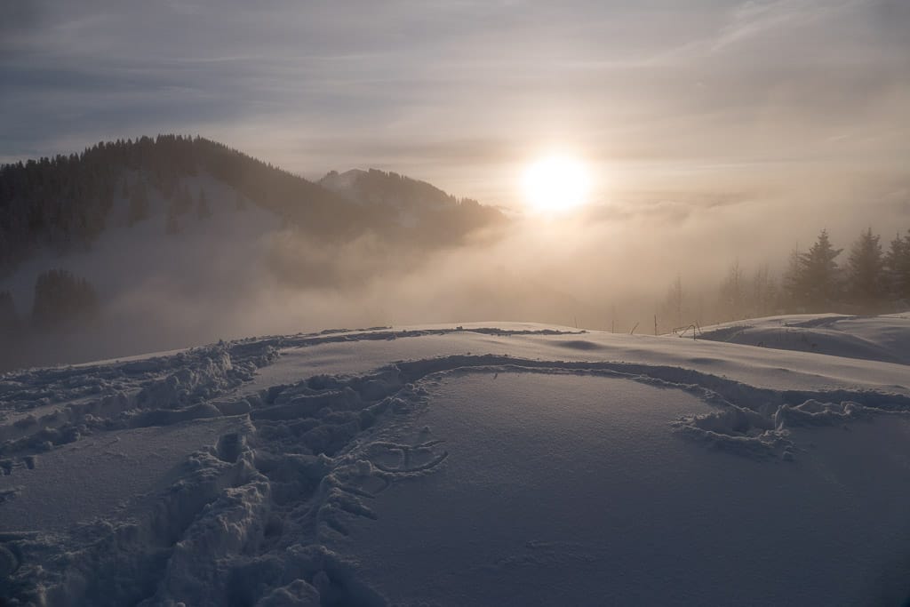 Über die Weltcuphütte auf das Ofterschwanger Horn (Sonthofen - Oberallgäu / 2016)