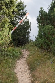 Oberallgäu: Grenze Deutschland - Österreich (Oberjoch)