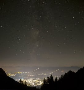 Oberallgäu: Nachthimmel (Sonthofen)