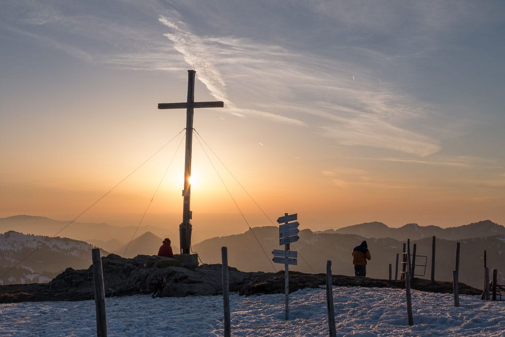 Schneeschuhtour über die Hörner Gruppe zum Riedberger Horn (Gunzesried - Oberallgäu / 2017)