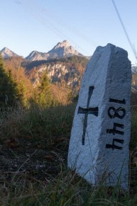 Ostallgäu: Grenzsteine (Füssen)