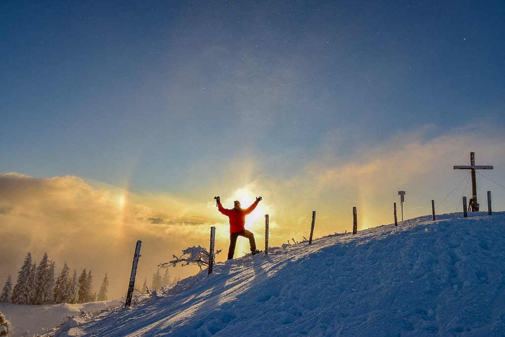 Schneeschuhtour auf den Siplingerkopf von Balderschwang aus<br />(Balderschwang - Oberallgäu / 2017)