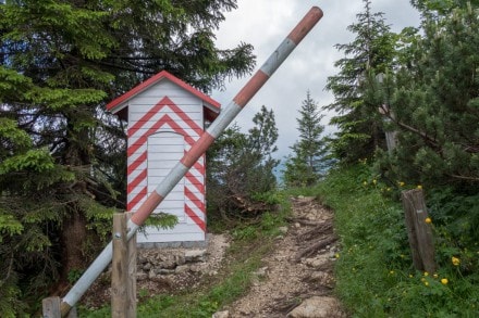 Oberallgu: Grenze Deutschland - sterreich (Oberjoch)