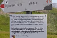 Info: Verhaltensregeln in den Allguer Hochalpen