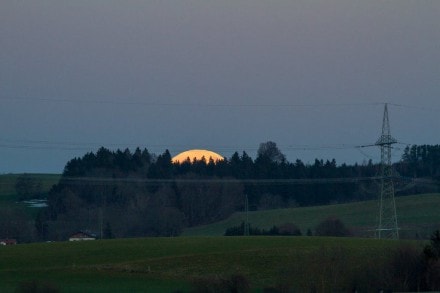 Oberallgäu: Supermond 2018 (Dietmannsried)