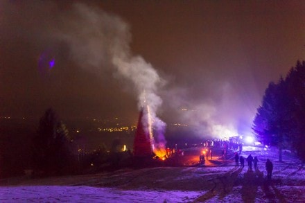 Funkenfeuer in Altstätten 2018