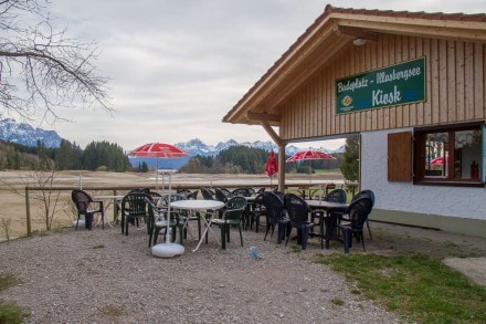 Ostallgäu: Badeplatz Ilasbergsee - Kiosk (Schwangau)