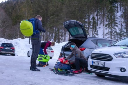 Pistentour auf die Ostlerhütte