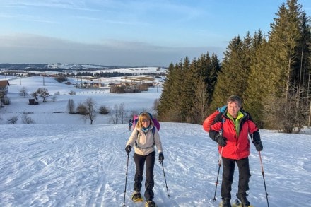 Abendliche Pistentour auf die Alpspitz