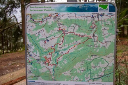 Info: Wanderkarte, Naturwaldreservat