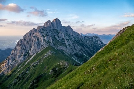 Tannheimer Tal: Vom Sabachjoch auf die Gehrenspitze und über die Schneidspitze zur Schneetal Alm (Nesselwängle)